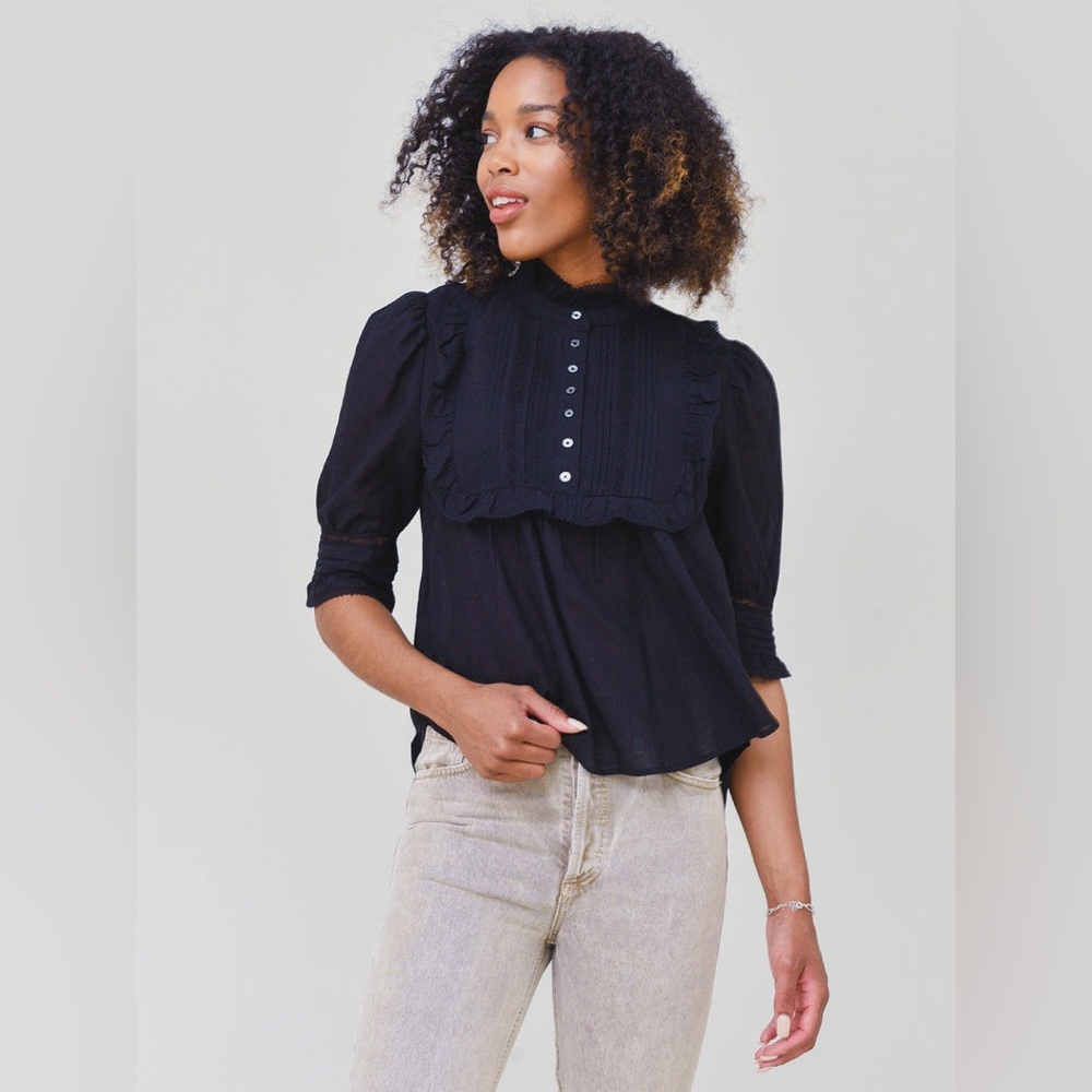 Zadig and Voltaire tix lace tunic top XS